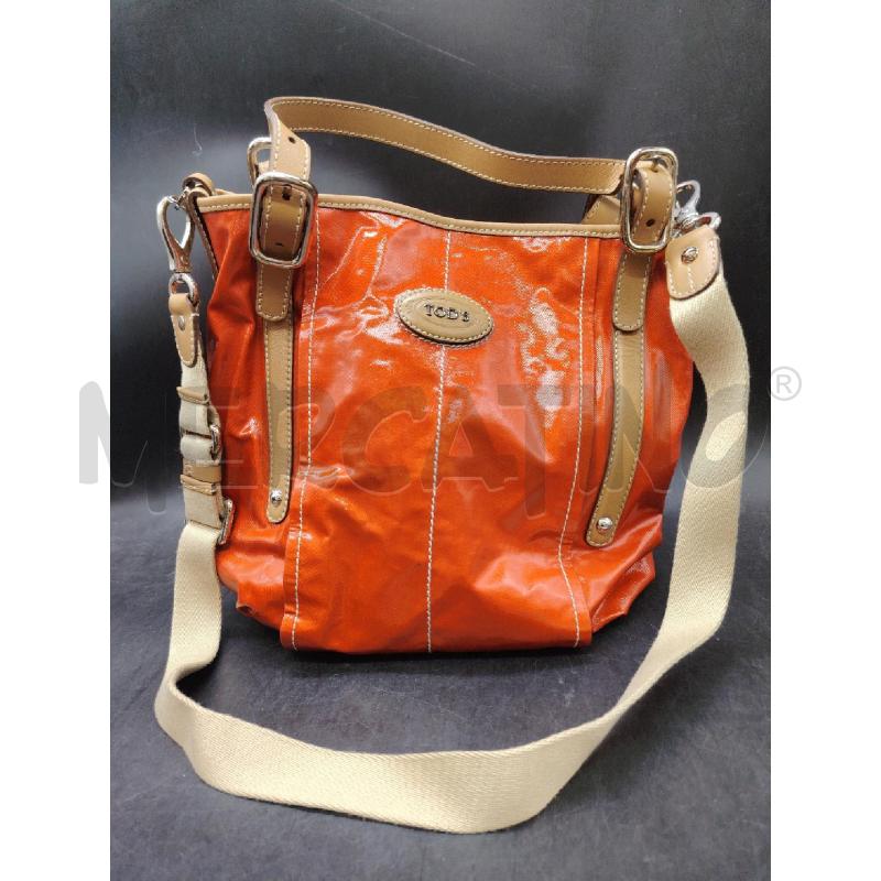 BORSA TOD'S ARA LUCIDO + TRACOLLA | Mercatino dell'Usato Roma eur 1