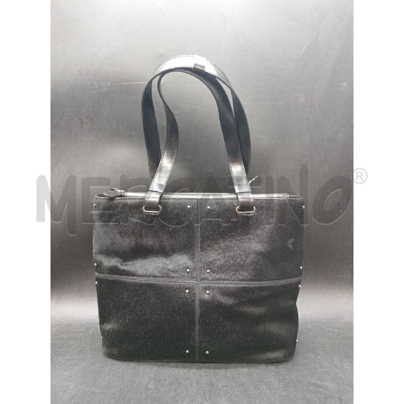 BORSA TOD'S NERA PELLE CAVALLINO  | Mercatino dell'Usato Roma eur 1
