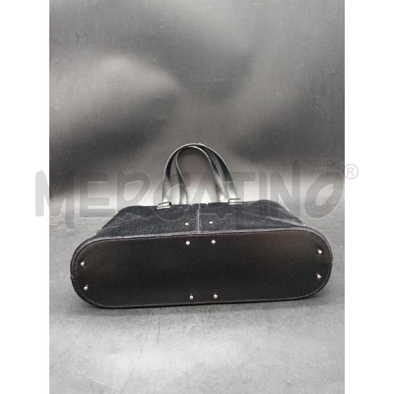 BORSA TOD'S NERA PELLE CAVALLINO  | Mercatino dell'Usato Roma eur 4