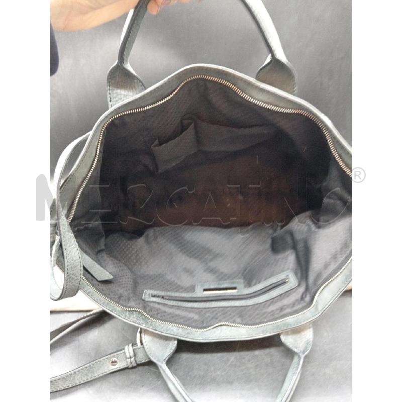 BORSA TRACOLLA BIASIA GRI LAMINAT  | Mercatino dell'Usato Roma eur 3