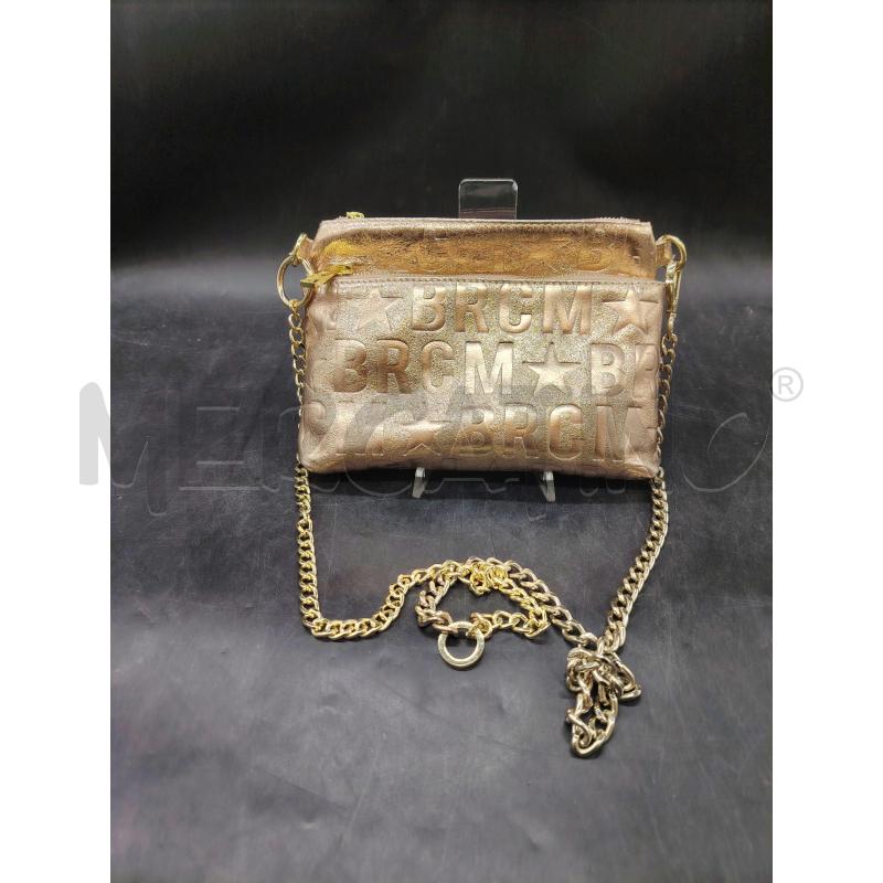 BORSA TRACOLLA BRACCIALINI RS METALLIZ DETT DOR | Mercatino dell'Usato Roma eur 1