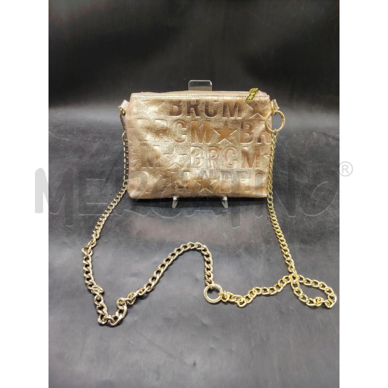 BORSA TRACOLLA BRACCIALINI RS METALLIZ DETT DOR | Mercatino dell'Usato Roma eur 3