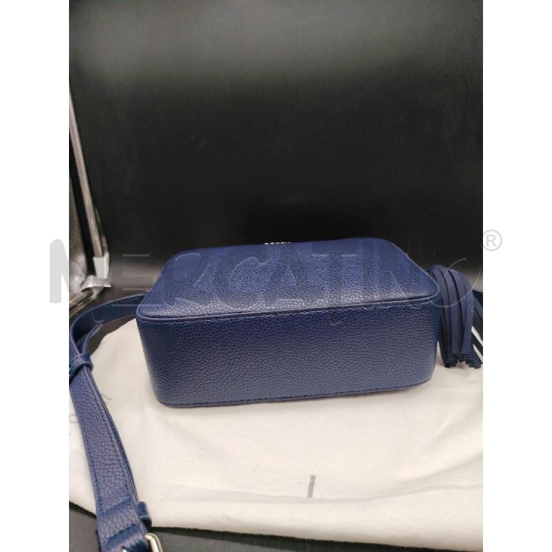 BORSA TRACOLLA CAMERA BAG POLLINI BLU | Mercatino dell'Usato Roma eur 3