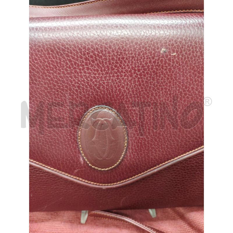 BORSA TRACOLLA CARTIER BORDEAUX | Mercatino dell'Usato Roma eur 2