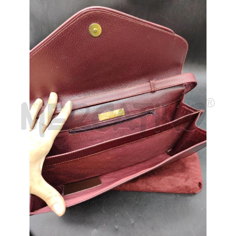 BORSA TRACOLLA CARTIER BORDEAUX | Mercatino dell'Usato Roma eur 5