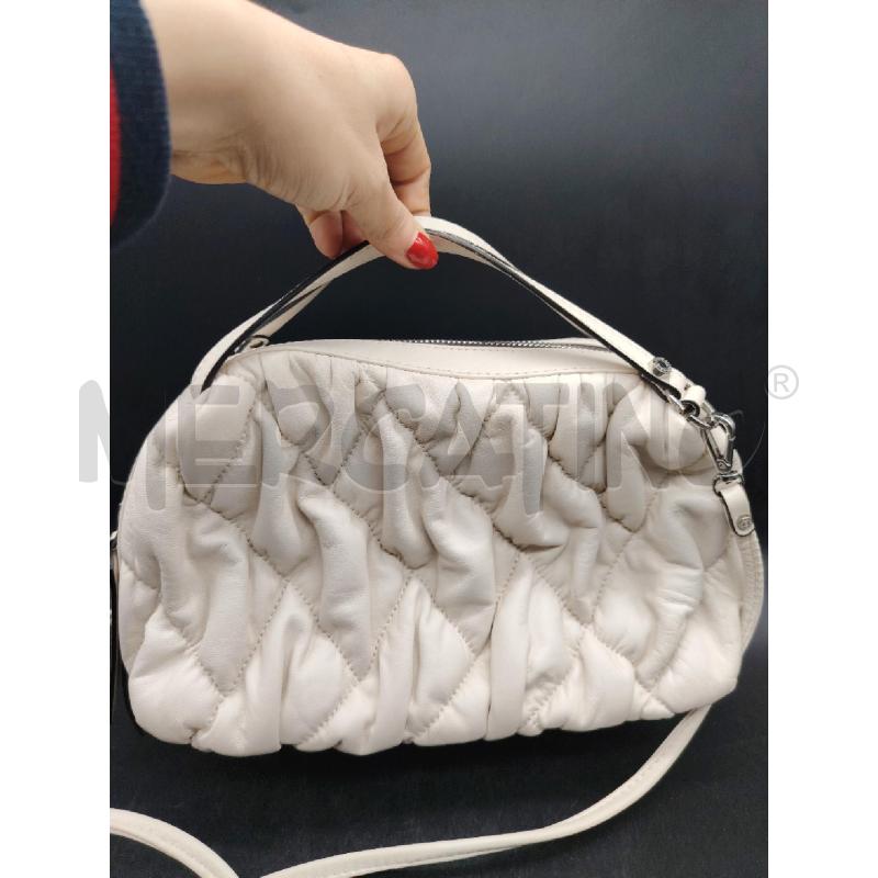 BORSA TRACOLLA GIANNI CHIARINI PANNA ARRICIATA | Mercatino dell'Usato Roma eur 2