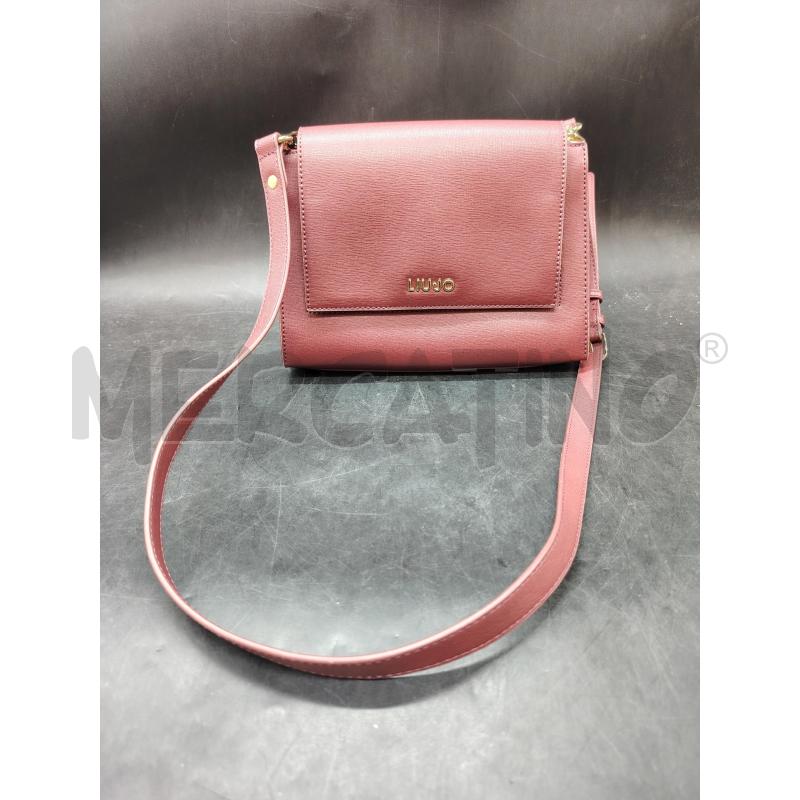 BORSA TRACOLLA LIU JO BORDEAUX  | Mercatino dell'Usato Roma eur 1