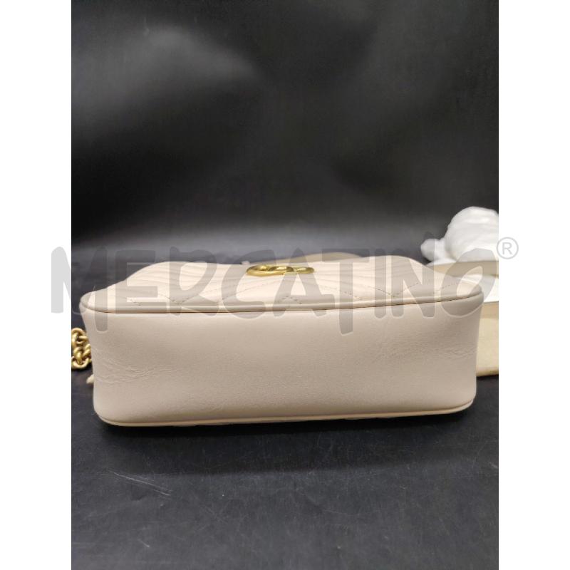 BORSA TRACOLLA MARMONT GG OFF WHITE DETT DORATI 447632 213317 | Mercatino dell'Usato Roma eur 5