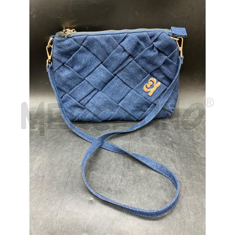 BORSA TRACOLLA NUMEROVENTIDUE DENIM SCURO  | Mercatino dell'Usato Roma eur 1