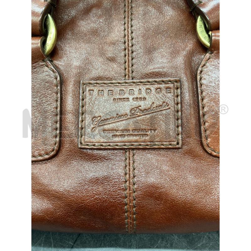 BORSA TRACOLLA THE BRIDGE MARRONE  | Mercatino dell'Usato Roma eur 2