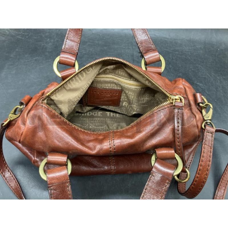 BORSA TRACOLLA THE BRIDGE MARRONE  | Mercatino dell'Usato Roma eur 4