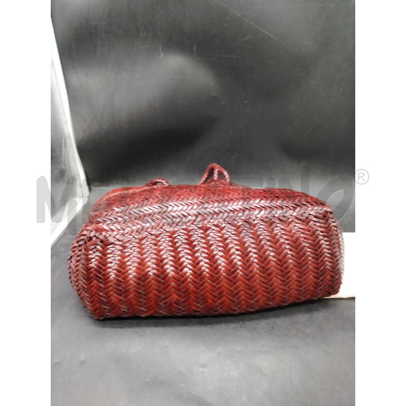 BORSA VIPERA CRUDELIA BAROLO PELLE INTRECCIATA | Mercatino dell'Usato Roma eur 3