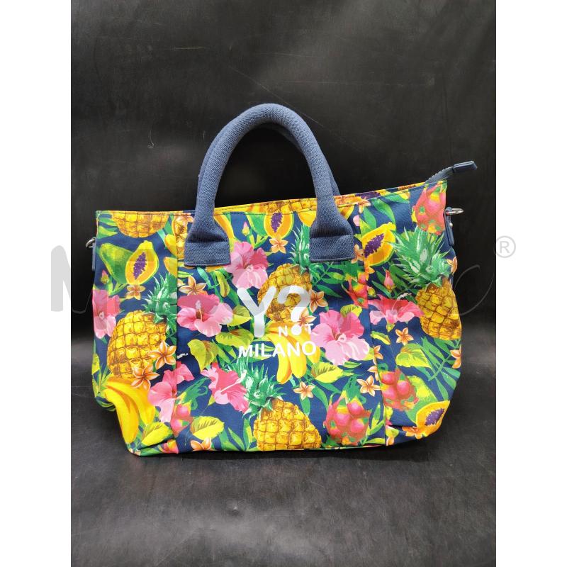 BORSA YNOT FIORI COLOR FRUTTI | Mercatino dell'Usato Roma eur 1