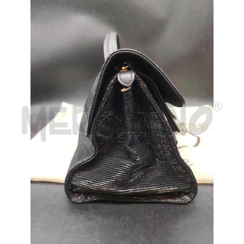BORSA ZANELLATO NINA PELLE STAMPA PITONE | Mercatino dell'Usato Roma eur 4