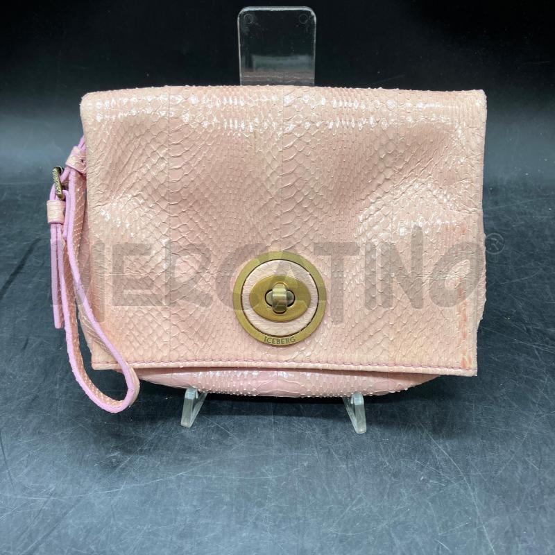 BORSETTA A MANO ICEBERG RS PYTON | Mercatino dell'Usato Roma eur 1