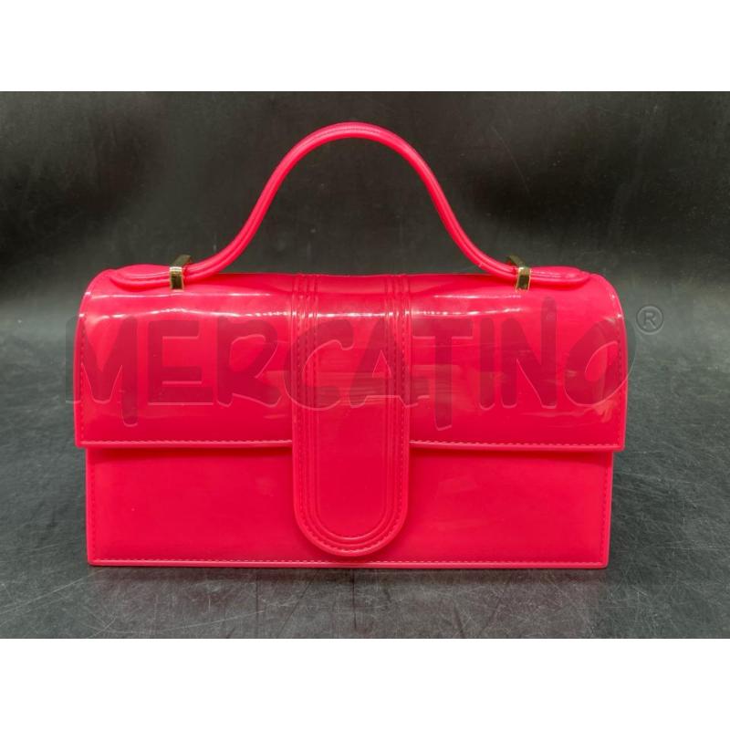 BORSETTA CAMPO MARZIO PVC ROSA | Mercatino dell'Usato Roma eur 1