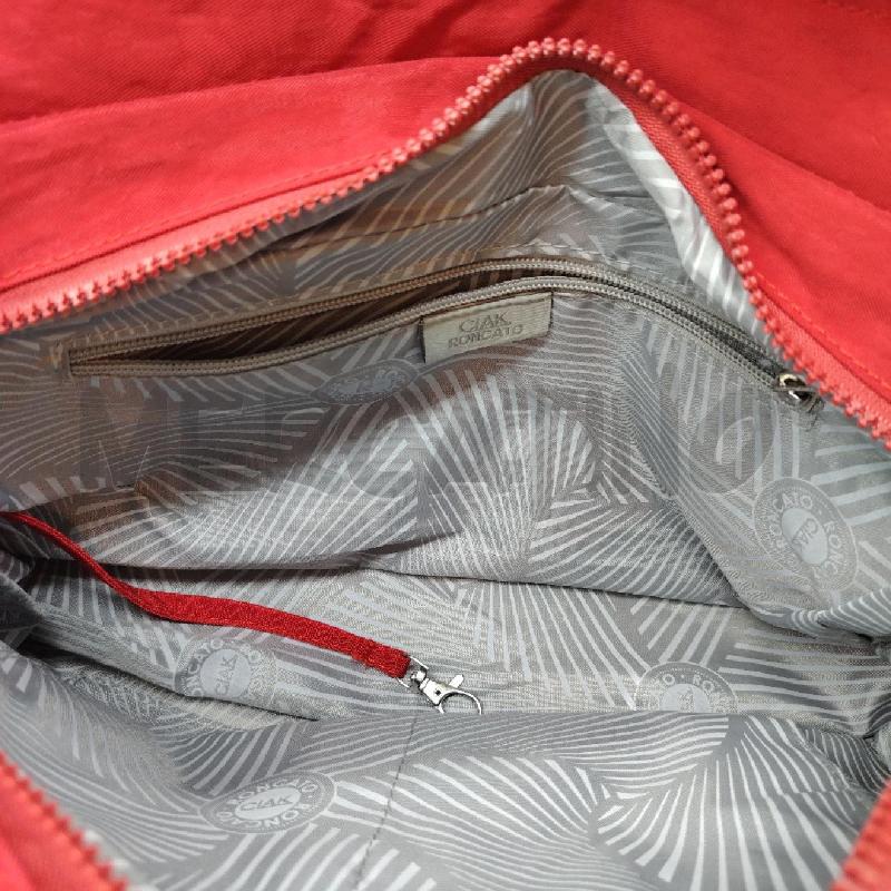 BORSETTA CIAK RONCATO TESSUTO ROSSO | Mercatino dell'Usato Roma eur 3