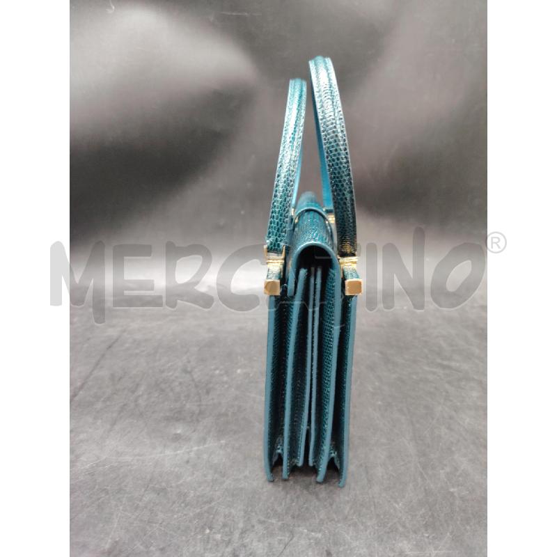 BORSETTA DOLCE&GABBANA PITONE VERDE DETT DOR | Mercatino dell'Usato Roma eur 2