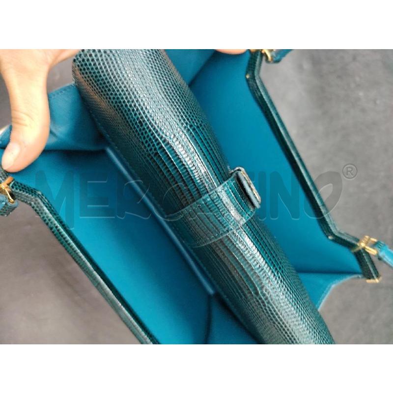 BORSETTA DOLCE&GABBANA PITONE VERDE DETT DOR | Mercatino dell'Usato Roma eur 3
