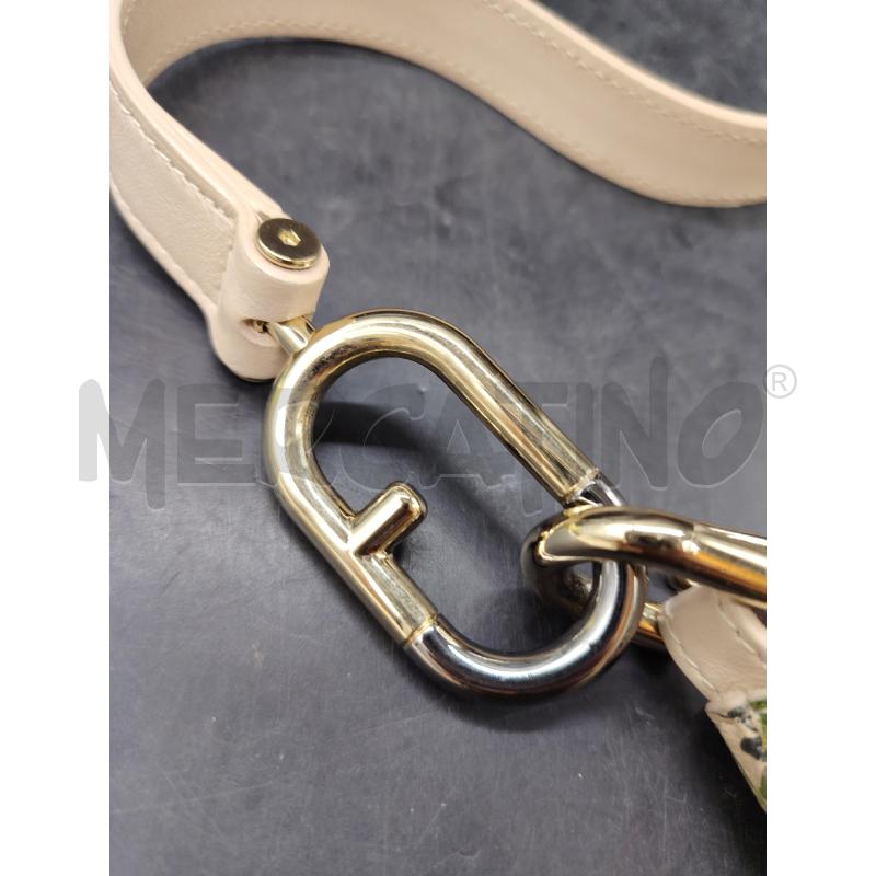 BORSETTA FURLA PELLE CIPRIA STAMPA FIORI  | Mercatino dell'Usato Roma eur 4