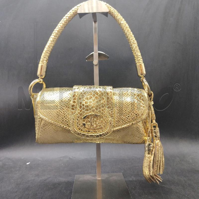 BORSETTA JUST CAVALLI ANIMALIER DOR NAPPE | Mercatino dell'Usato Roma eur 1