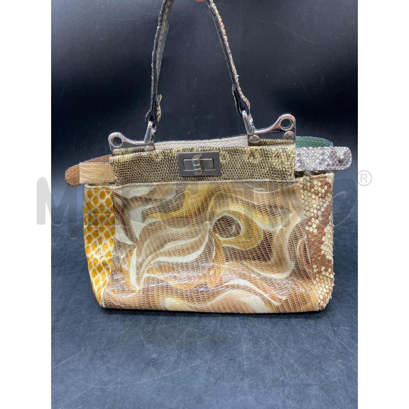BORSETTA PELLE ANIMALIER GIA | Mercatino dell'Usato Roma eur 1