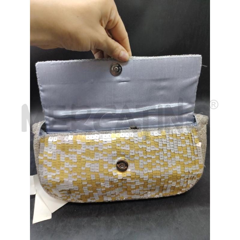 BORSETTA PHARD PERLINE PAILETTES DOR ARG | Mercatino dell'Usato Roma eur 4