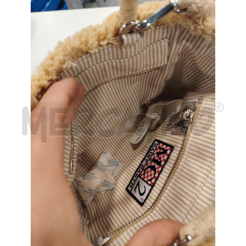 BORSETTA SAINT BARTH VANITY ZEBRATA PAGLIA | Mercatino dell'Usato Roma eur 4