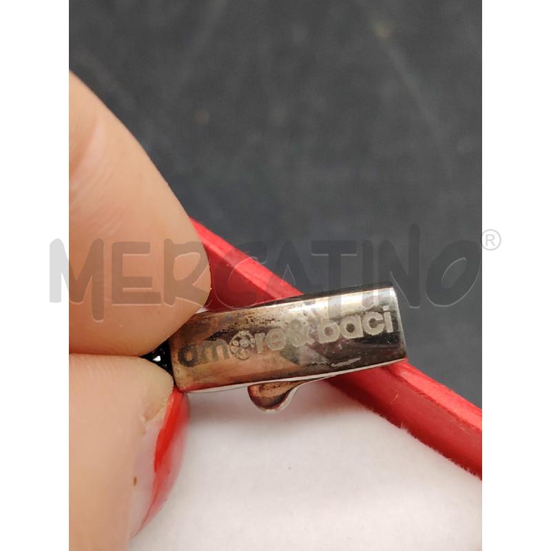 BRACCIALE AMORE&BACI GOMMA STRASS | Mercatino dell'Usato Roma eur 2