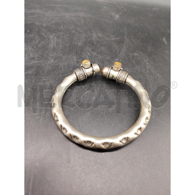 BRACCIALE ARG RIGIDO PIETRINE MARR  | Mercatino dell'Usato Roma eur 3