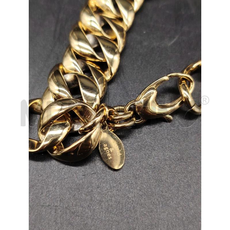 BRACCIALE ASTRID&AGNES CATENA DOR | Mercatino dell'Usato Roma eur 2