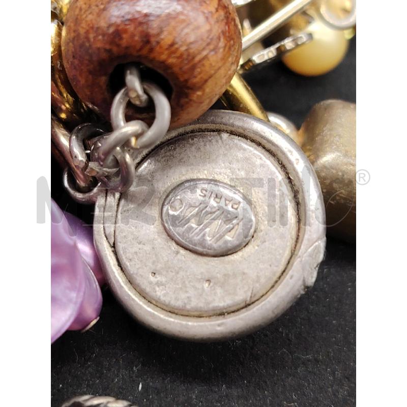 BRACCIALE CATENA DOR CHARMS PENDENTI  | Mercatino dell'Usato Roma eur 3