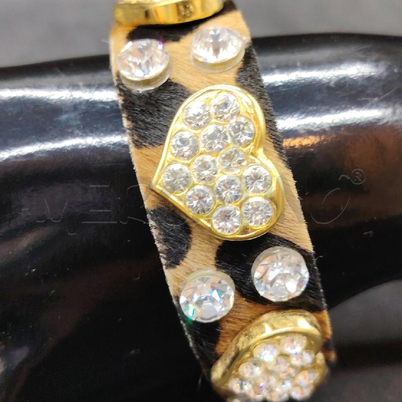 BRACCIALE CAVALLINO CUORI STRASS | Mercatino dell'Usato Roma eur 2