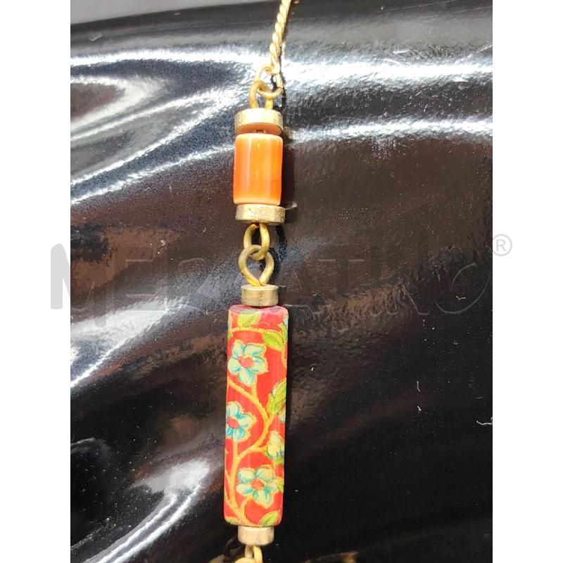 BRACCIALE DOR SMALTI FIORI RSS VER | Mercatino dell'Usato Roma eur 2
