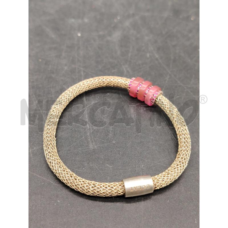 BRACCIALE ECLAT ARG TUBOLARE CHARM ROSA | Mercatino dell'Usato Roma eur 1