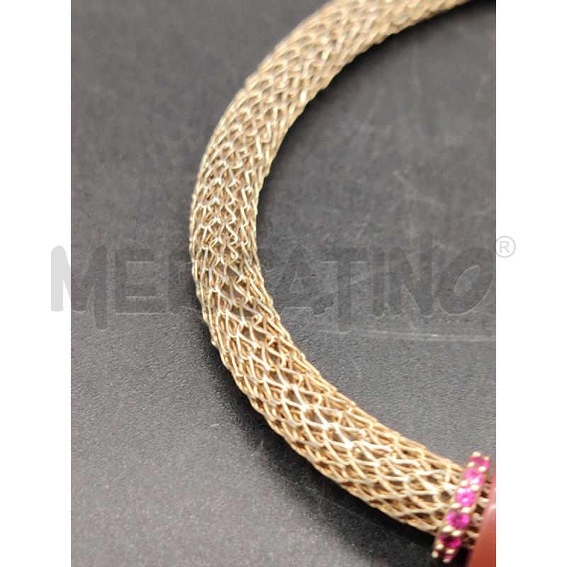 BRACCIALE ECLAT ARG TUBOLARE CHARM ROSA | Mercatino dell'Usato Roma eur 4