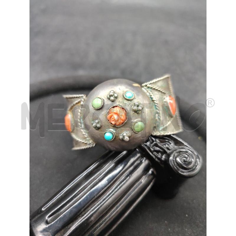 BRACCIALE ETNICO MET PIETRE COLORATE  | Mercatino dell'Usato Roma eur 1