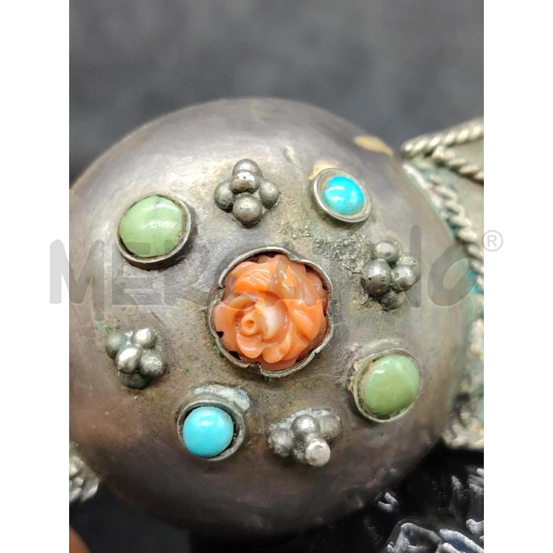 BRACCIALE ETNICO MET PIETRE COLORATE  | Mercatino dell'Usato Roma eur 3
