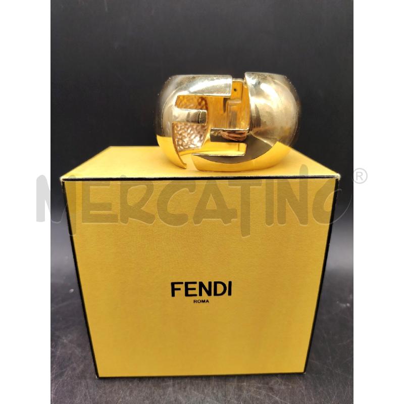 BRACCIALE FENDI SPHERA COLOR ORO | Mercatino dell'Usato Roma eur 1