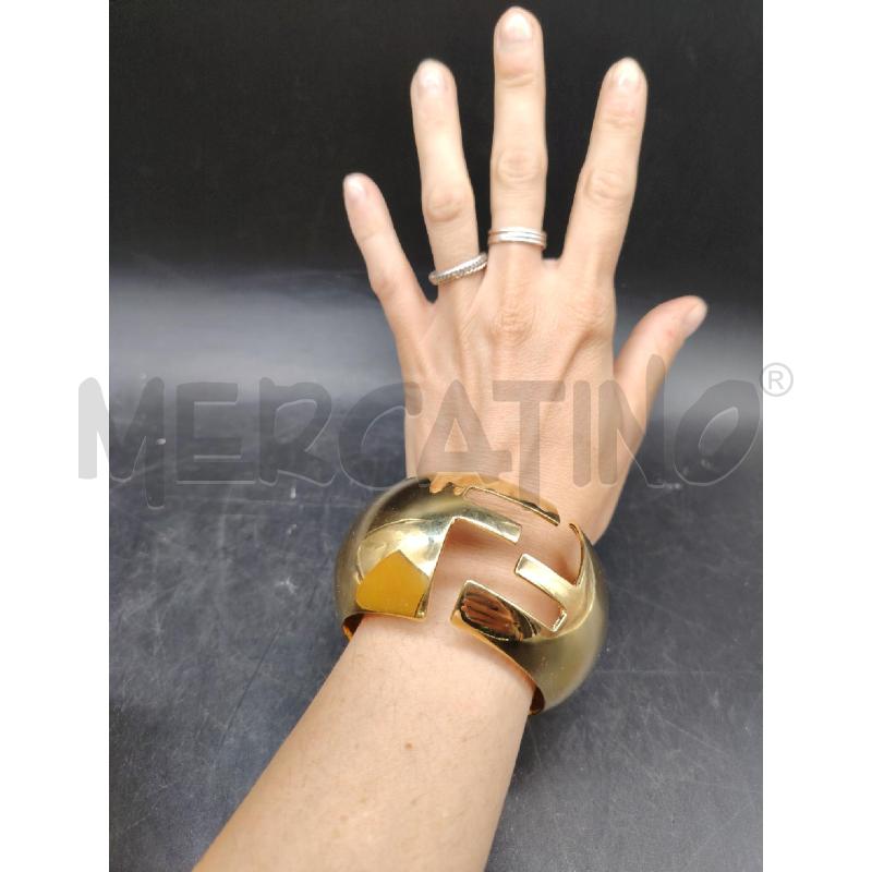 BRACCIALE FENDI SPHERA COLOR ORO | Mercatino dell'Usato Roma eur 2