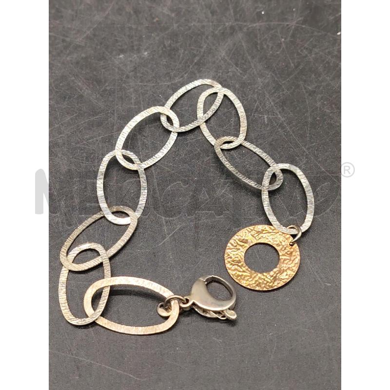 BRACCIALE FUSION CATENA OVALI  | Mercatino dell'Usato Roma eur 1