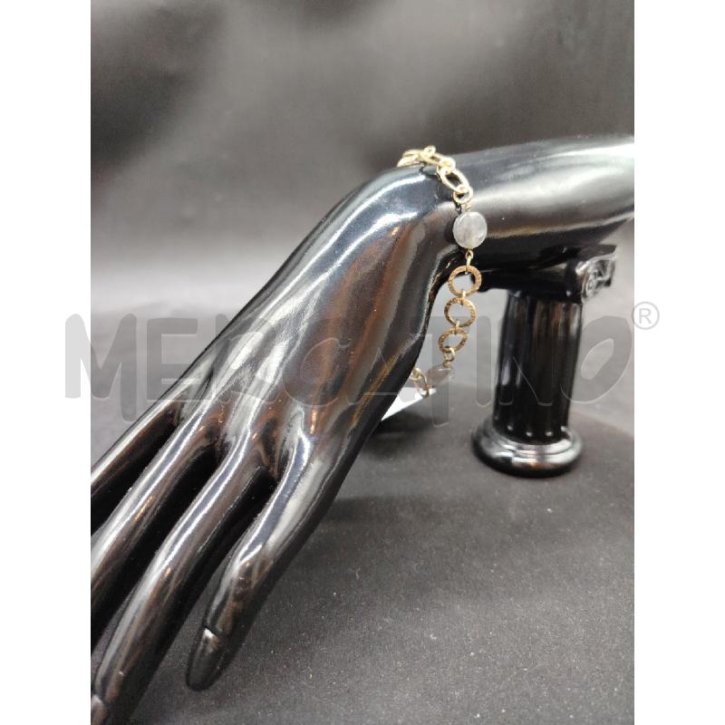 BRACCIALE FUSION CERCHI PIETRE GRI | Mercatino dell'Usato Roma eur 1
