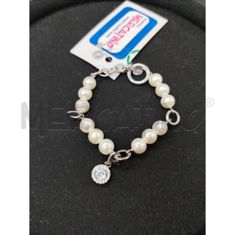BRACCIALE FUSION CHARM PUNTO LUCE PERLE | Mercatino dell'Usato Roma eur 2