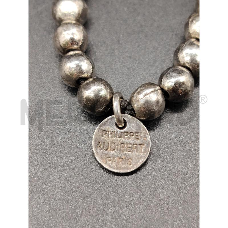 BRACCIALE FUSION PHILIPPE AUDIBERT  PALLINE NAPPINE | Mercatino dell'Usato Roma eur 3