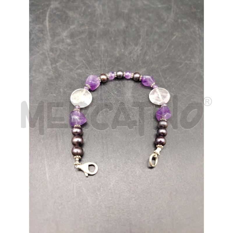 BRACCIALE FUSION PIETRE VIO LILL  | Mercatino dell'Usato Roma eur 1