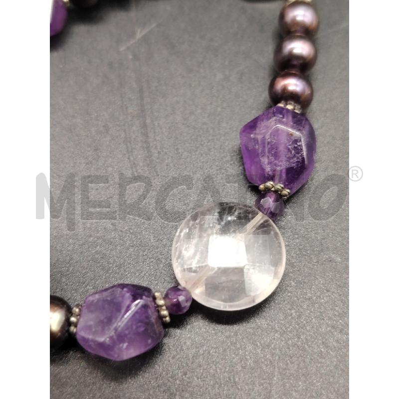 BRACCIALE FUSION PIETRE VIO LILL  | Mercatino dell'Usato Roma eur 3