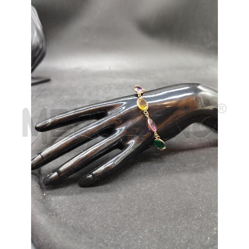 BRACCIALE FUSION PIETRINE SCURE COLORATE | Mercatino dell'Usato Roma eur 1