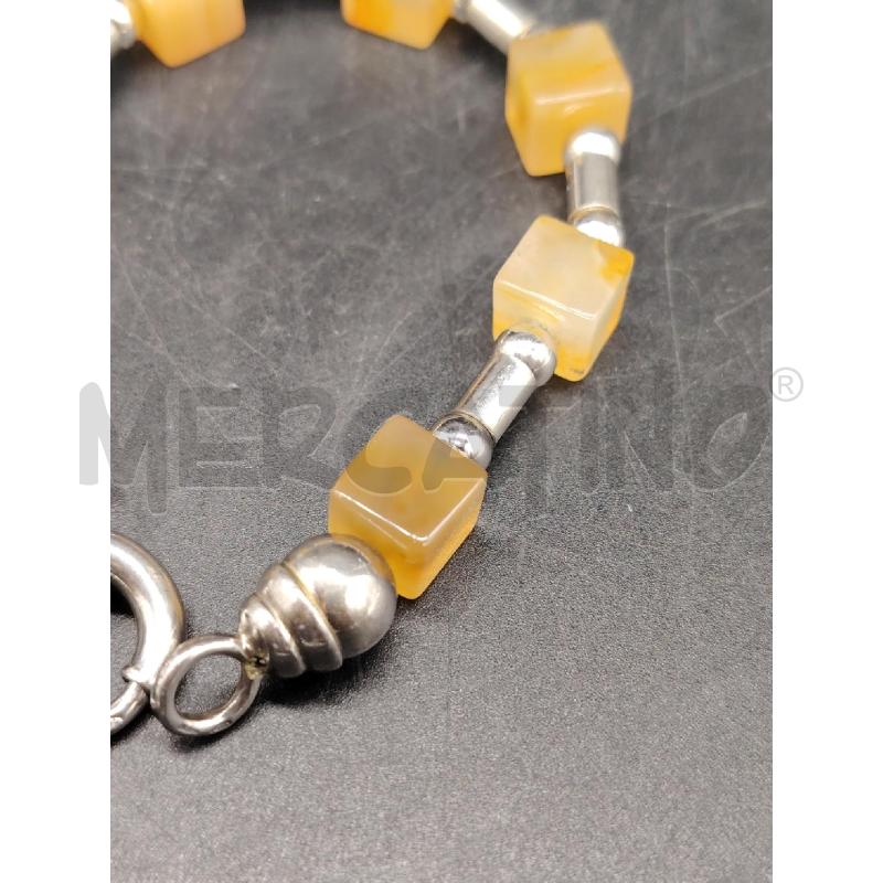 BRACCIALE FUSION QUADRATI COLOR/BEI  | Mercatino dell'Usato Roma eur 2