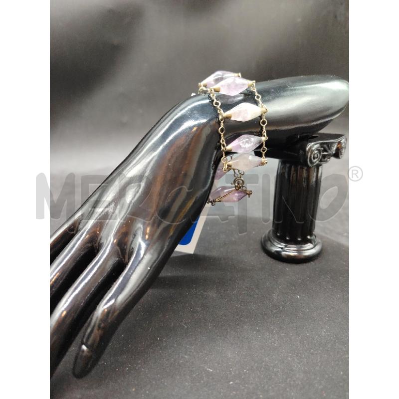 BRACCIALE FUSION ROMBI PIETRA VIO  | Mercatino dell'Usato Roma eur 1