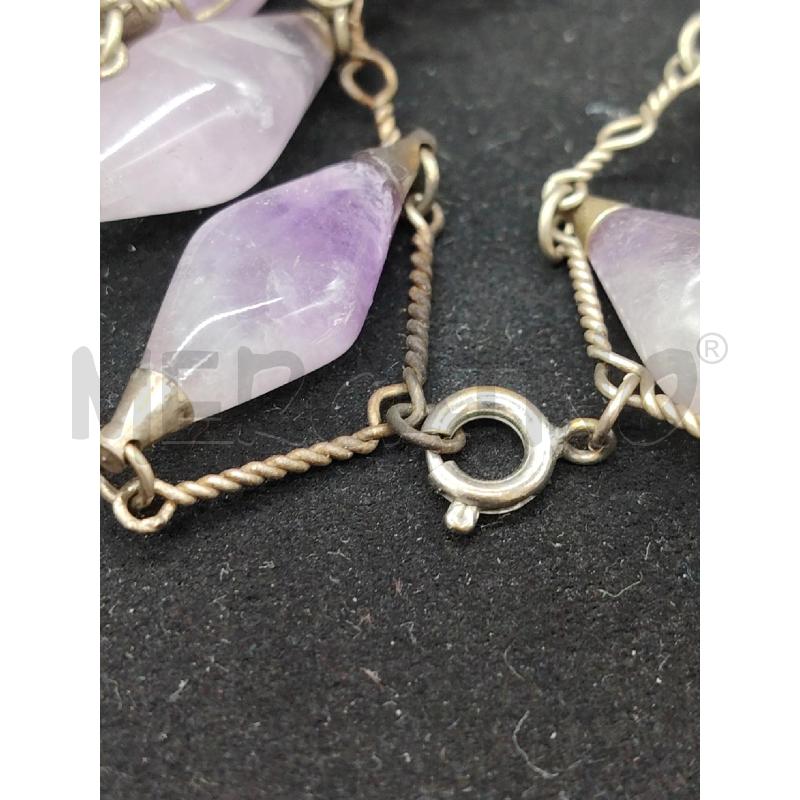 BRACCIALE FUSION ROMBI PIETRA VIO  | Mercatino dell'Usato Roma eur 3